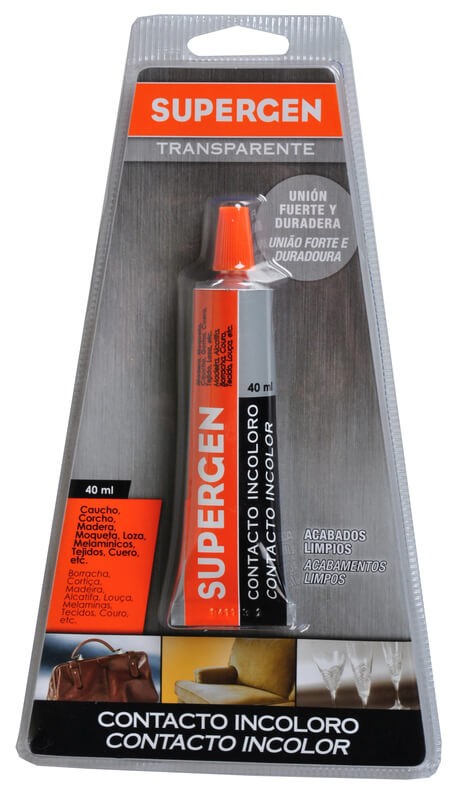 Supergen Pegamento Incoloro Blister Tubo De 20 gr