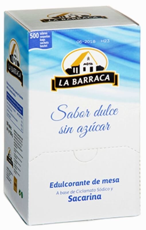 La Barraca Edulcorante de Mesa Caja 500 Sobres - Dulzura sin Calorías