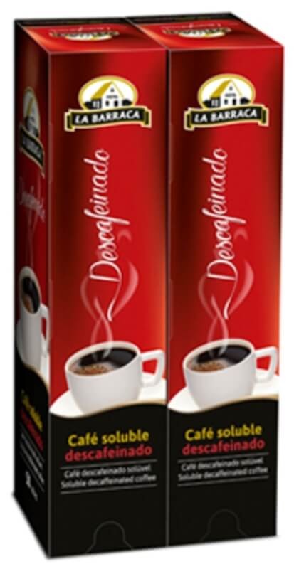 La Barraca Café Soluble Descafeinado 50 Sobres - Sabor Suave y Práctico en Cada Sobrecito