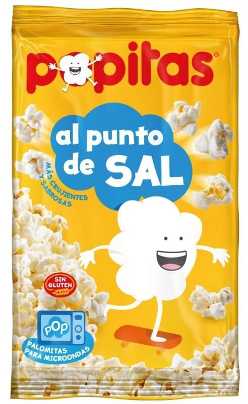 Popitas Palomitas Al Punto De Sal Para Microondas 100G – El Snack Perfecto en Minutos
