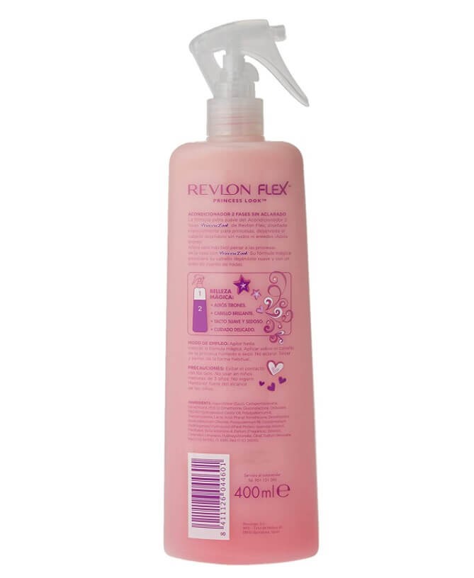 Revlon Flex Princess Look Acondicionador Infantil 2 Fases 400 ml – Desenreda Sin Tirones con Brillo de Princesa