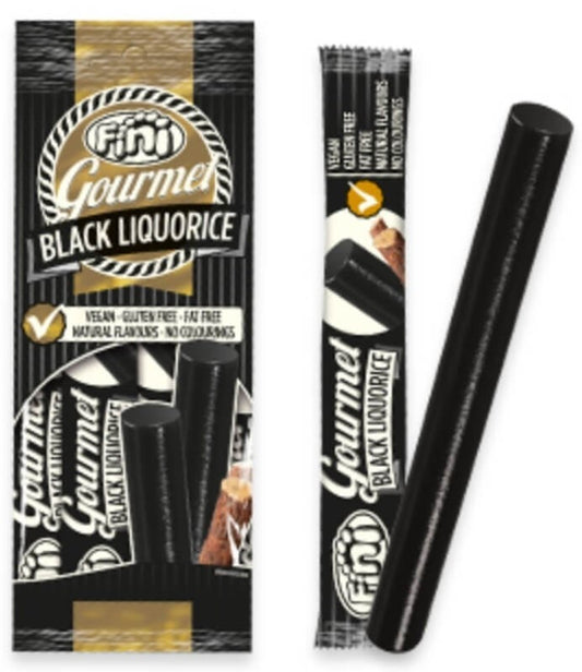 Fini Gourmet Black Liquorice 116 g - Regaliz Negro de Sabor Intenso
