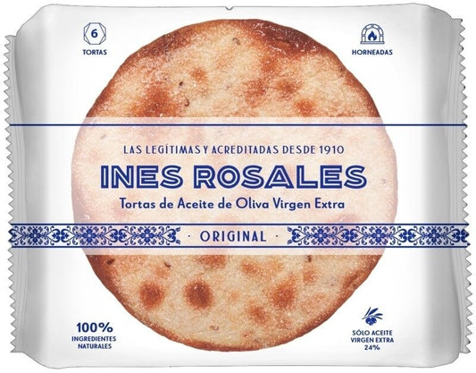 Inés Rosales Tortas de Aceite Original 180G - Deliciosas Tortas Tradicionales con Aceite de Oliva