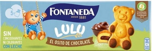 Fontaneda Lulu El Osito de Chocolate 150 g - La Merienda Divertida y Deliciosa para los Más Pequeños