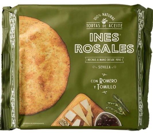 Inés Rosales Tortas de Aceite Romero y Tomillo 120 gr