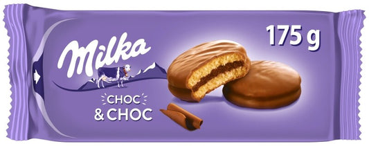 Milka Choc & Choc 175G – Galletas Rellenas de Chocolate Irresistible