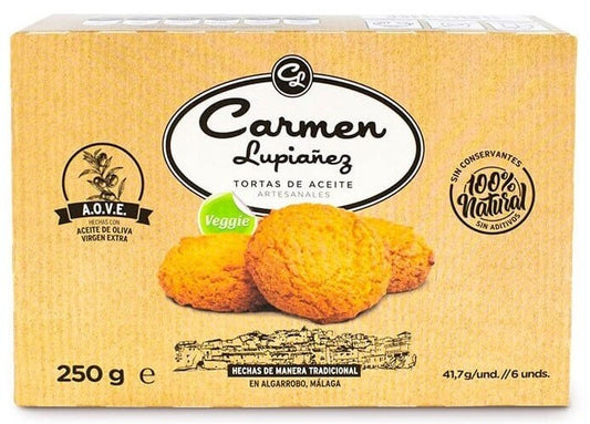 Tortas de Aceite Carmen Lupiañez 250 g – Sabor Tradicional Andaluz