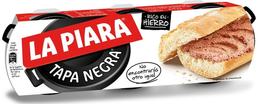 La Piara Paté Hígado De Cerdo Tapa Negra 3 Unidades X 75 gr