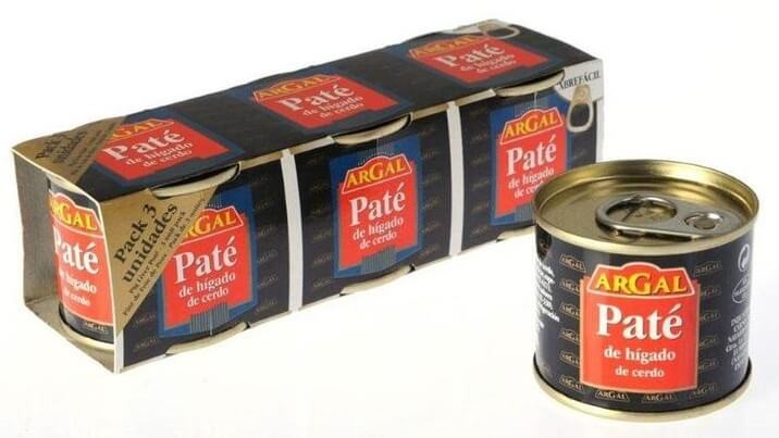 Argal Paté de Hígado de Cerdo 3 x 80 g - Sabor y Calidad en Cada Porción