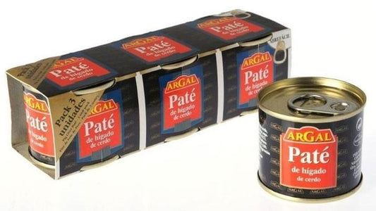 Argal Paté de Hígado de Cerdo 3 x 80 g - Sabor y Calidad en Cada Porción