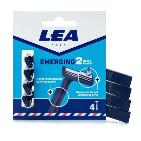 LEA Emerging Cuchillas de Afeitar 2 Hojas 4 uds