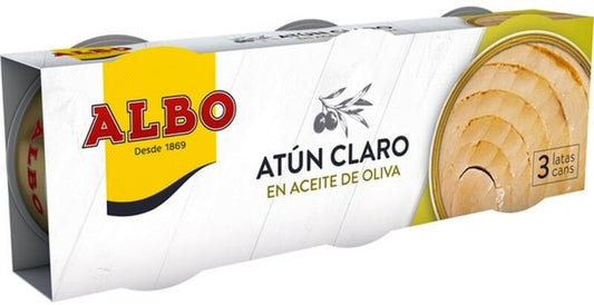 Albo Atún Claro en Aceite de Oliva 3 x 48 gr