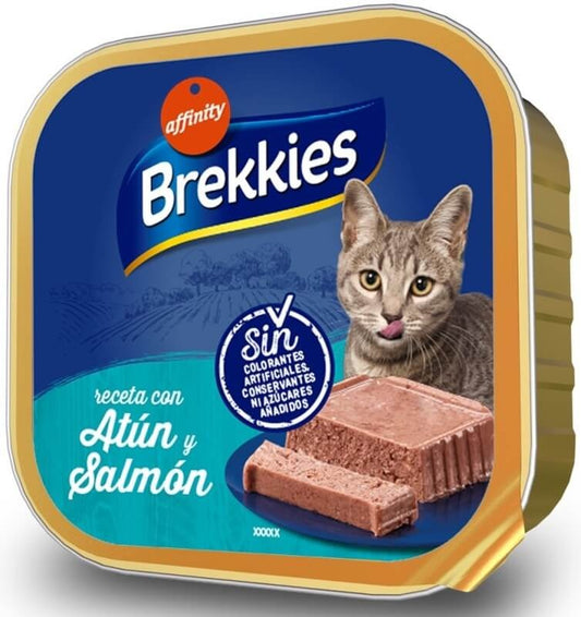 Brekkies Excel Alimento Humedo Gato Tarrina De Salmón 100 gr