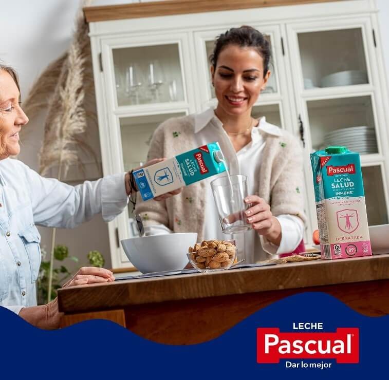 Pascual Leche Semidesnatada Pack 6 x 1L - La Mejor Elección para una Dieta Equilibrada