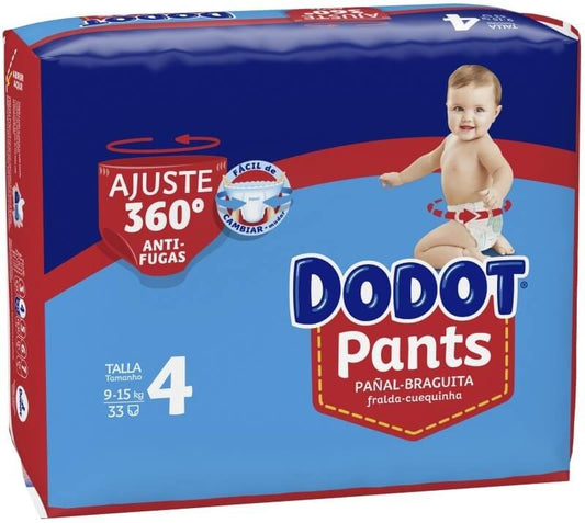 Dodot Pañales Pants T-4 8-15 Kg 33 Uds