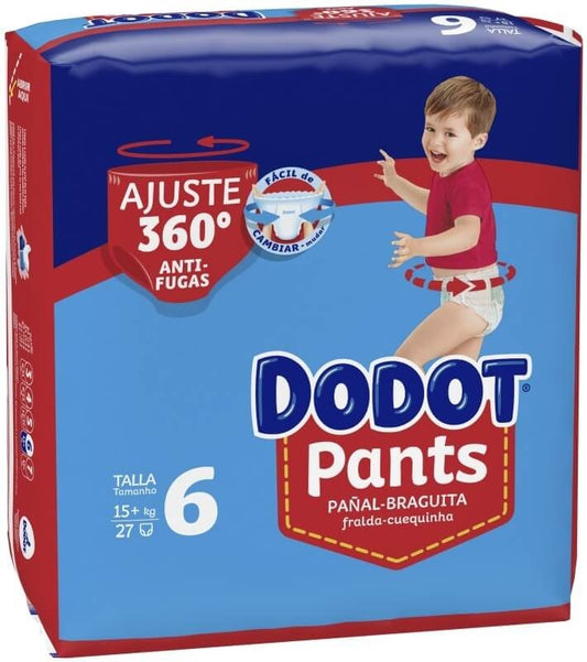 Dodot Pañales Pants T-6 27 Uds