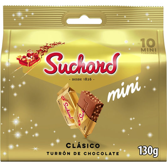 Suchard Mini Turrón de Chocolate Clásico 130G